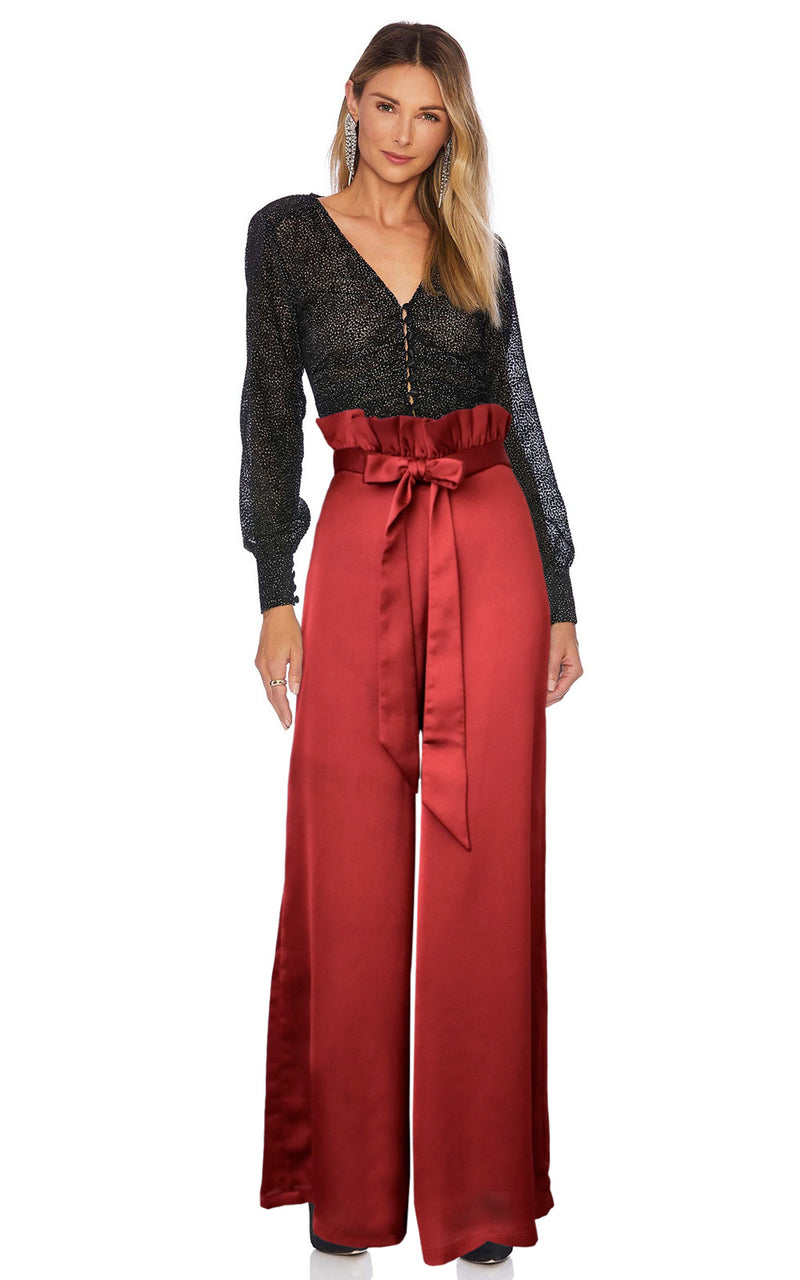 Maui Wide Leg Paper Bag Pant