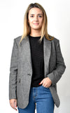 Kennedy Herringbone Boyfriend Blazer