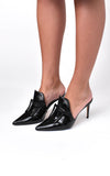 Buckle Mule Stiletto Heels