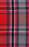 CLOSED Red Plaid Wool Scarf