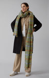 CLOSED Yellow Plaid Wool Scarf