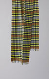 CLOSED Yellow Plaid Wool Scarf