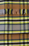 CLOSED Yellow Plaid Wool Scarf