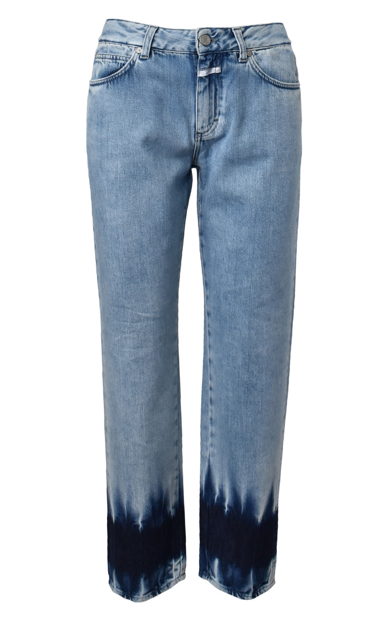 CLOSED Light Blue Dip Dye Denim Jay Jeans
