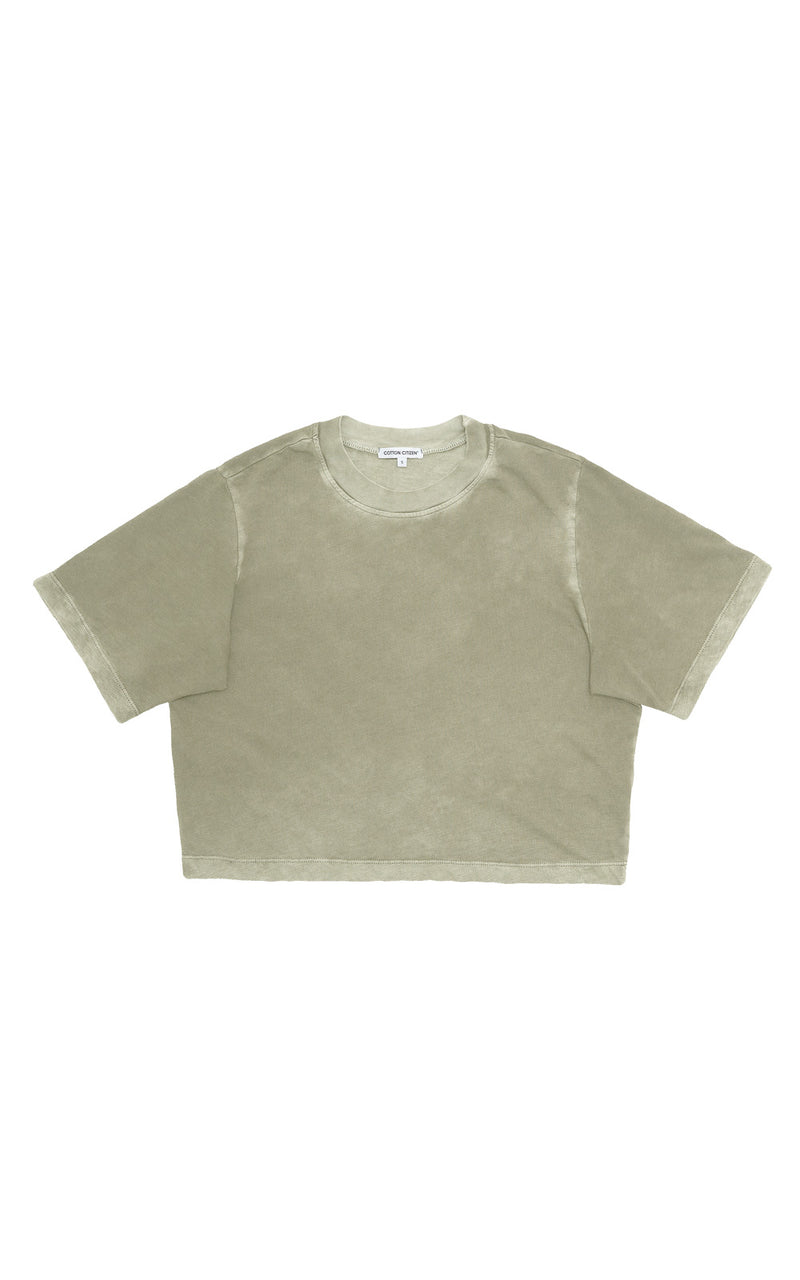 Cotton Citizen Tokyo Crop Tee | Vintage Basil