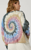 Daydreamer Autumn Tie Dye Long Sleeve Crop