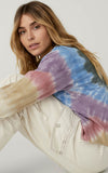 Daydreamer Autumn Tie Dye Long Sleeve Crop