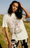 Daydreamer David Bowie 1973 Weekend Tee | Vintage White