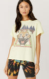 Daydreamer Def Leppard Rock Til You Drop Tour Tee Tender Yellow