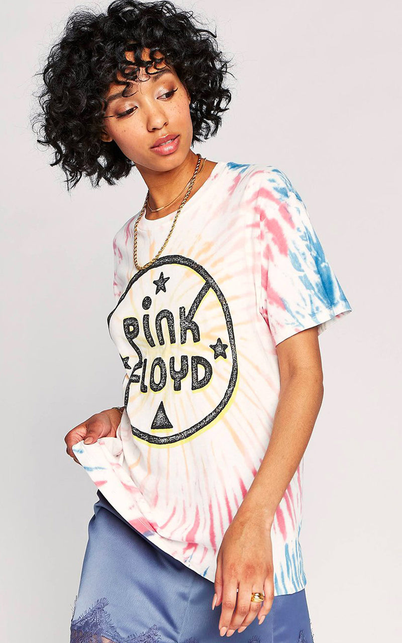 Daydreamer Pink Floyd Eclipse Kaleidoscope Tie-Dye Weekend Band Tee