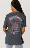 Daydreamer The Rolling Stones 1981 Boyfriend Tee Black