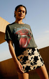 Daydreamer The Rolling Stones 1981 Boyfriend Tee Black