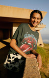 Daydreamer The Rolling Stones 1981 Boyfriend Tee Black