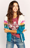 Tie-Dye Zip Up Hoodie