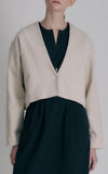 Hidden Forest Market Cropped Corduroy Jacket Sand
