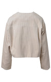 Hidden Forest Market Cropped Corduroy Jacket Sand