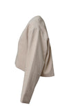 Hidden Forest Market Cropped Corduroy Jacket Sand