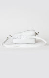 White H-ology Leather Belt Bag with Removable Shoulder Strap Back