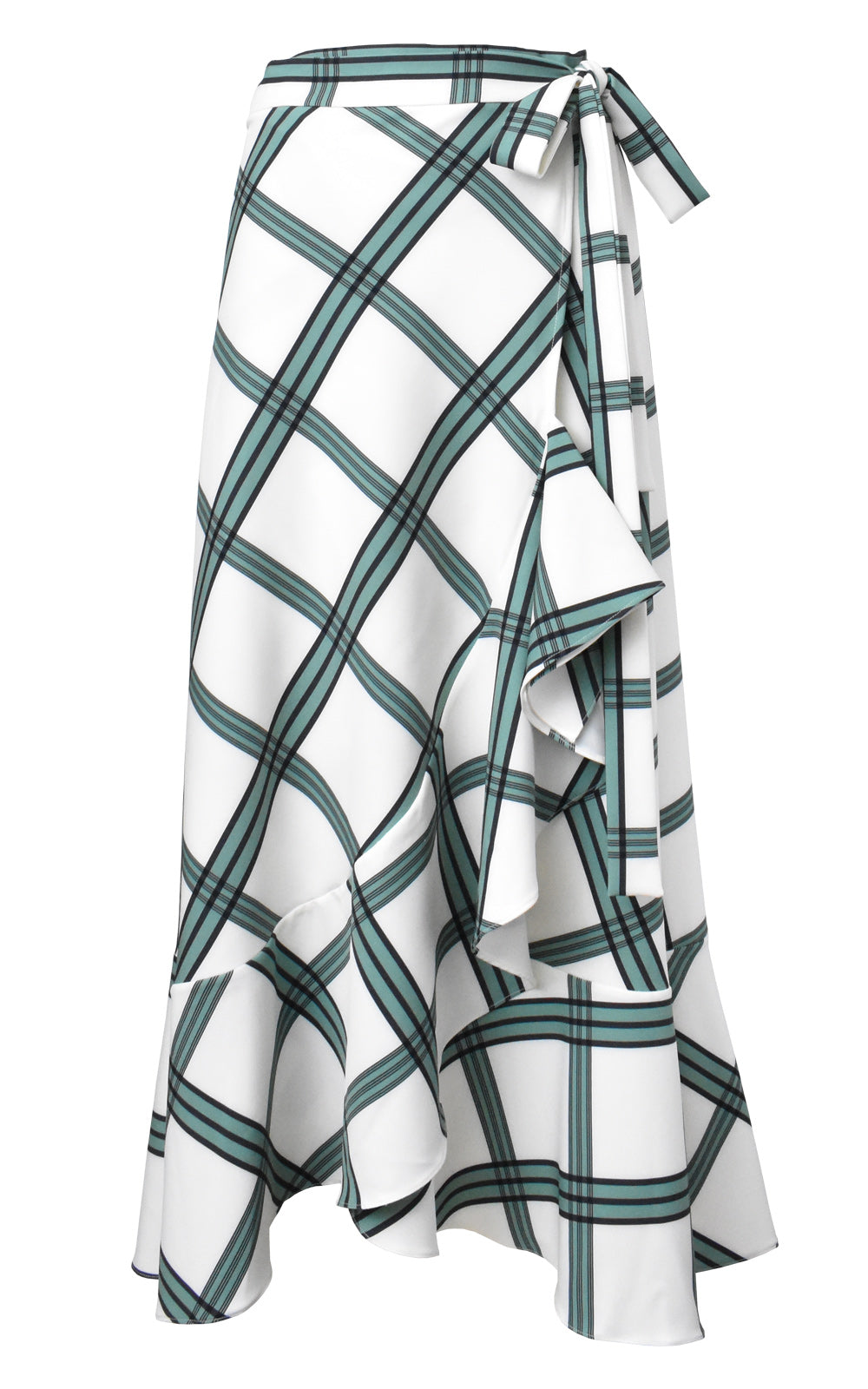 Wrap Tie Midi Skirt