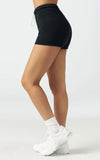 Joah Brown Fitted Sweat Short Black