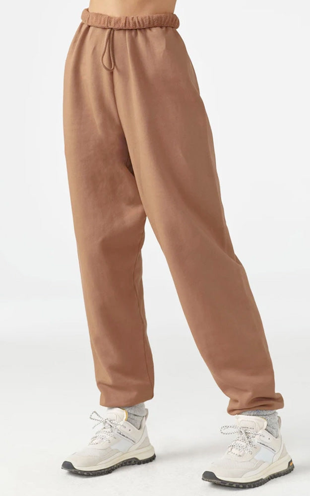 Joah Brown Oversized Jogger Terracotta