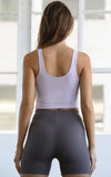 Joah Brown Snap Crop Tank | Lilac