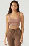 Square Neck Crop Tank
