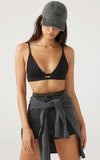 Joah Brown Triangle Bra | Black