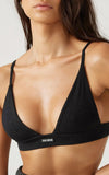 Joah Brown Triangle Bra | Black