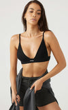 Joah Brown Triangle Bra | Black
