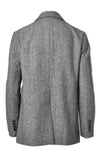 James Jeans Kennedy Herringbone Boyfriend Blazer Grey Herringbone