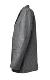 James Jeans Kennedy Herringbone Boyfriend Blazer Grey Herringbone