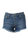 James Jeans Lulu Denim Cutoff Shorts Panama Blue