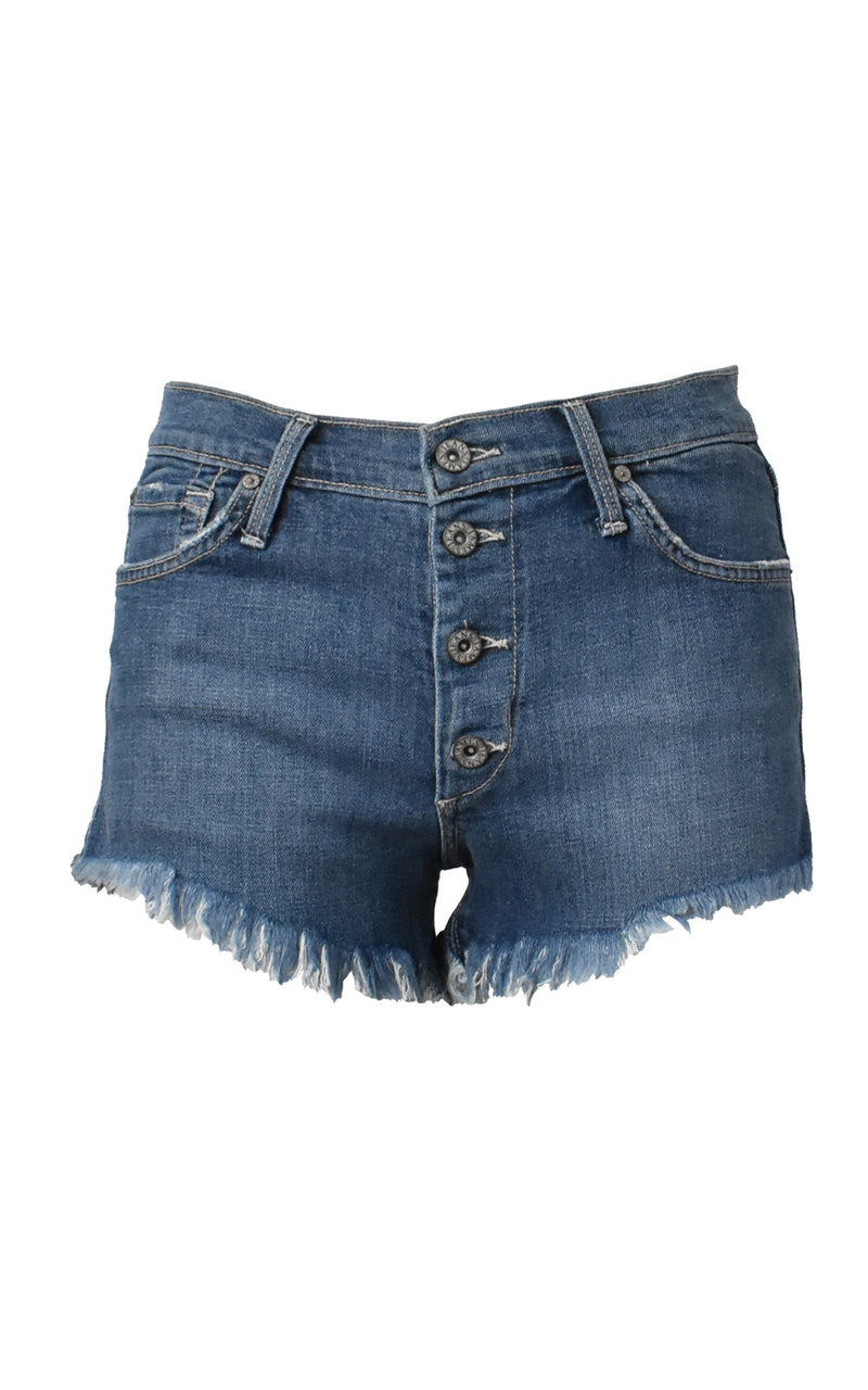 James Jeans Lulu Denim Cutoff Shorts Panama Blue