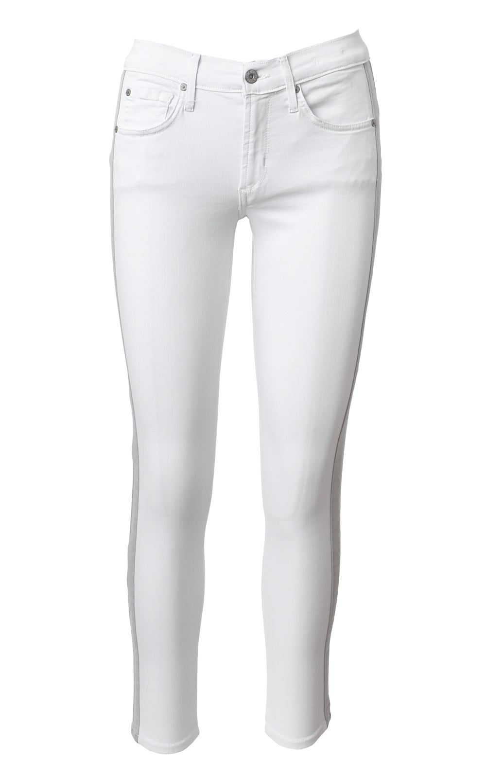 Twiggy Ankle Tuxedo Stripe Jeans