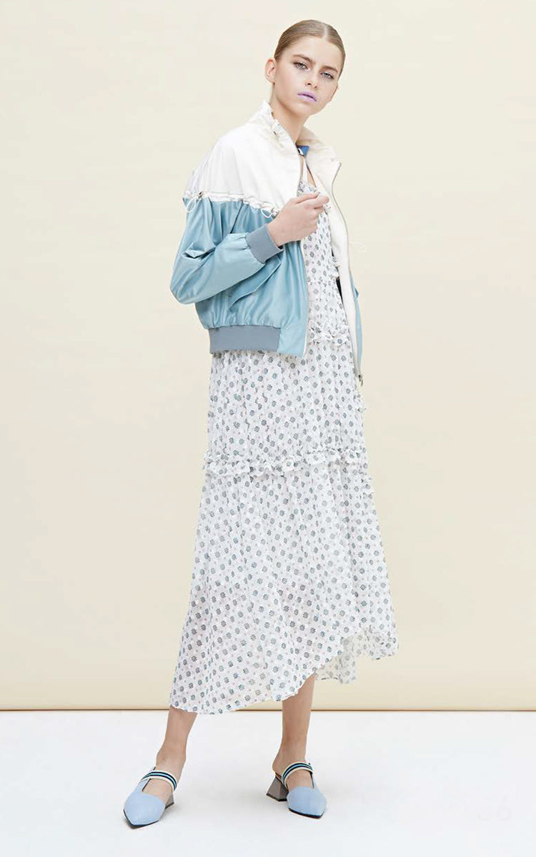 Ruffle Midi Dress