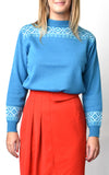 Jacquard Graphic Argyle Sweater