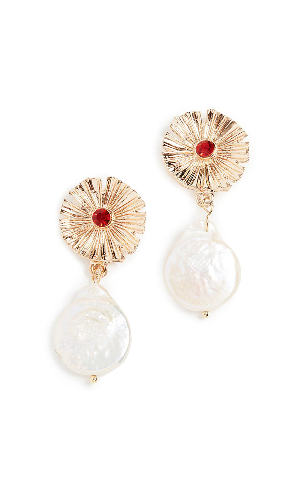 Baroness Cultured Baroque Pearl Drop Earrings