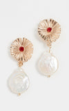 Baroness Cultured Baroque Pearl Drop Earrings