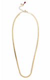 Shashi Lady 18k Gold Filled Herringbone Chain Necklace