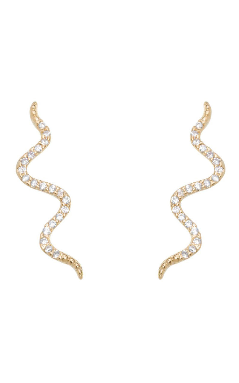 Serpent Climber Earrings