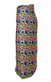 WNDERKAMMER High Waisted Jacquard Black Floral Midi Pencil Skirt