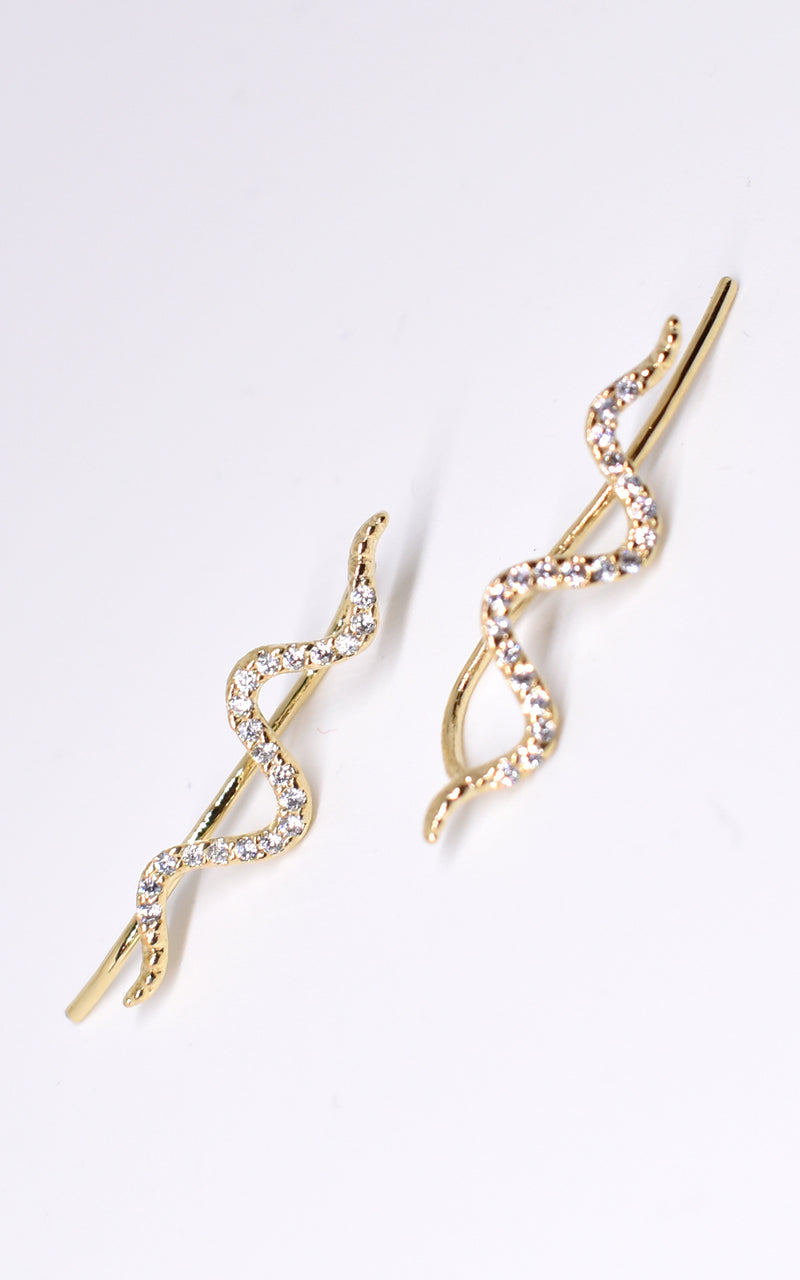 Serpent Climber Earrings