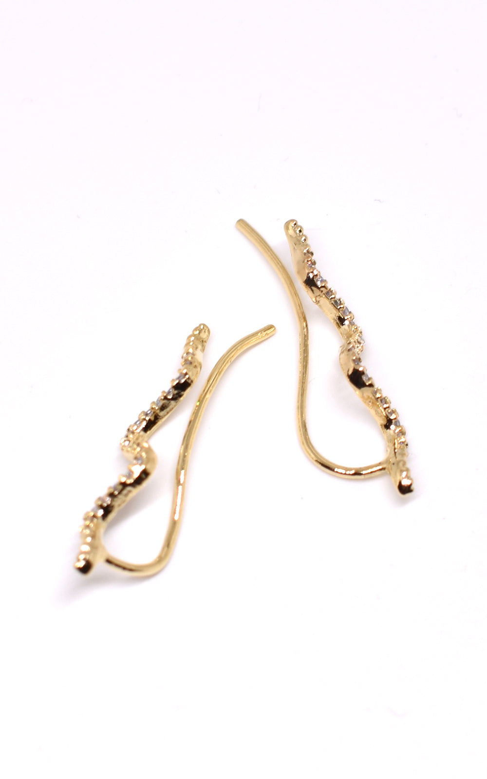 Serpent Gold Earrings